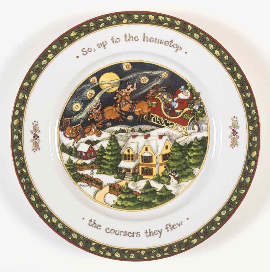 Christmas Story Dinner Plate by Portmeirion-1