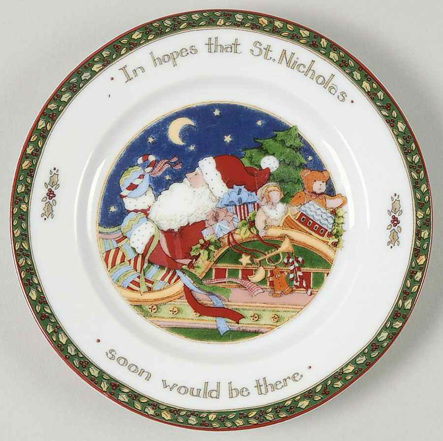 Christmas Story Mini Plate 4" by Portmeirion-1