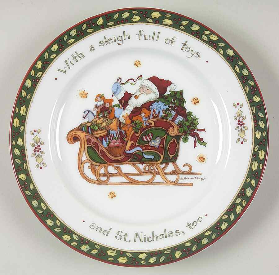 Christmas Story Bread & Butter Plate by Portmeirion-1