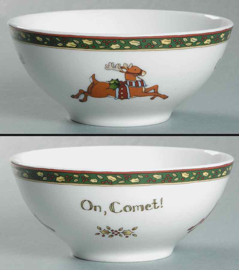 Christmas Story Fruit/Dessert (Sauce) Bowl by Portmeirion-1