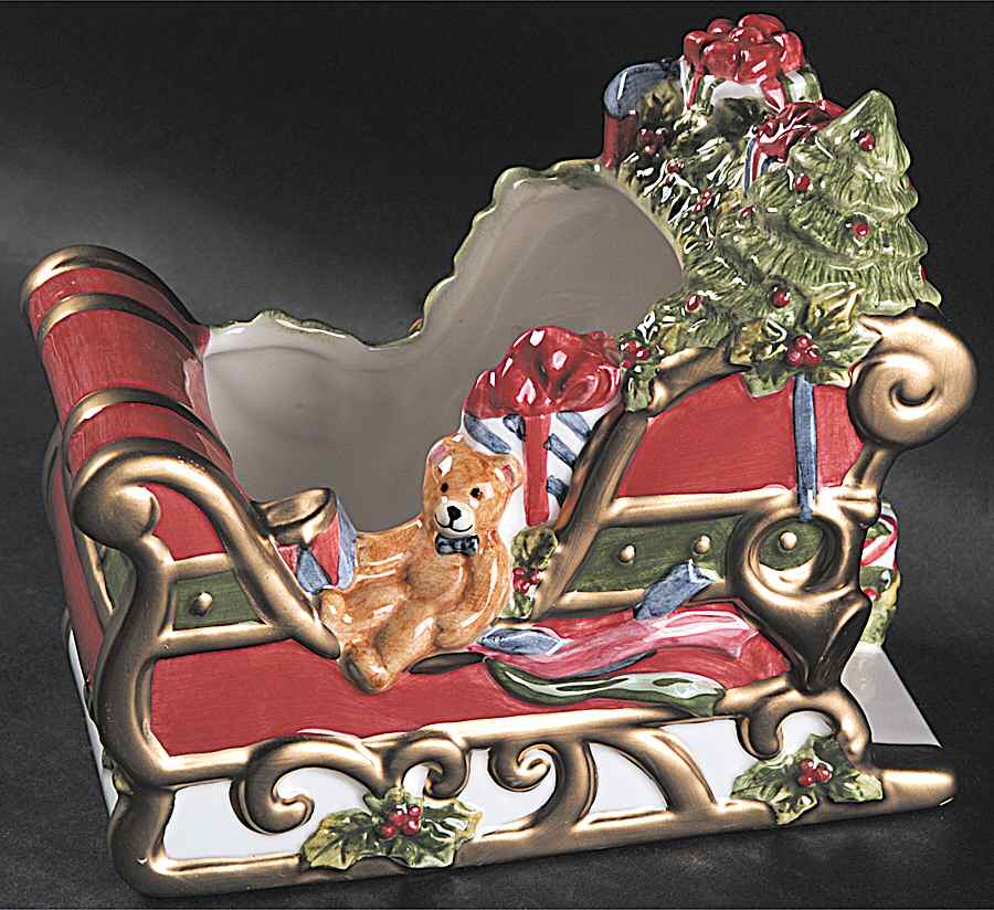 Christmas Story Candy Dish/Potpourri Holder by Portmeirion-1
