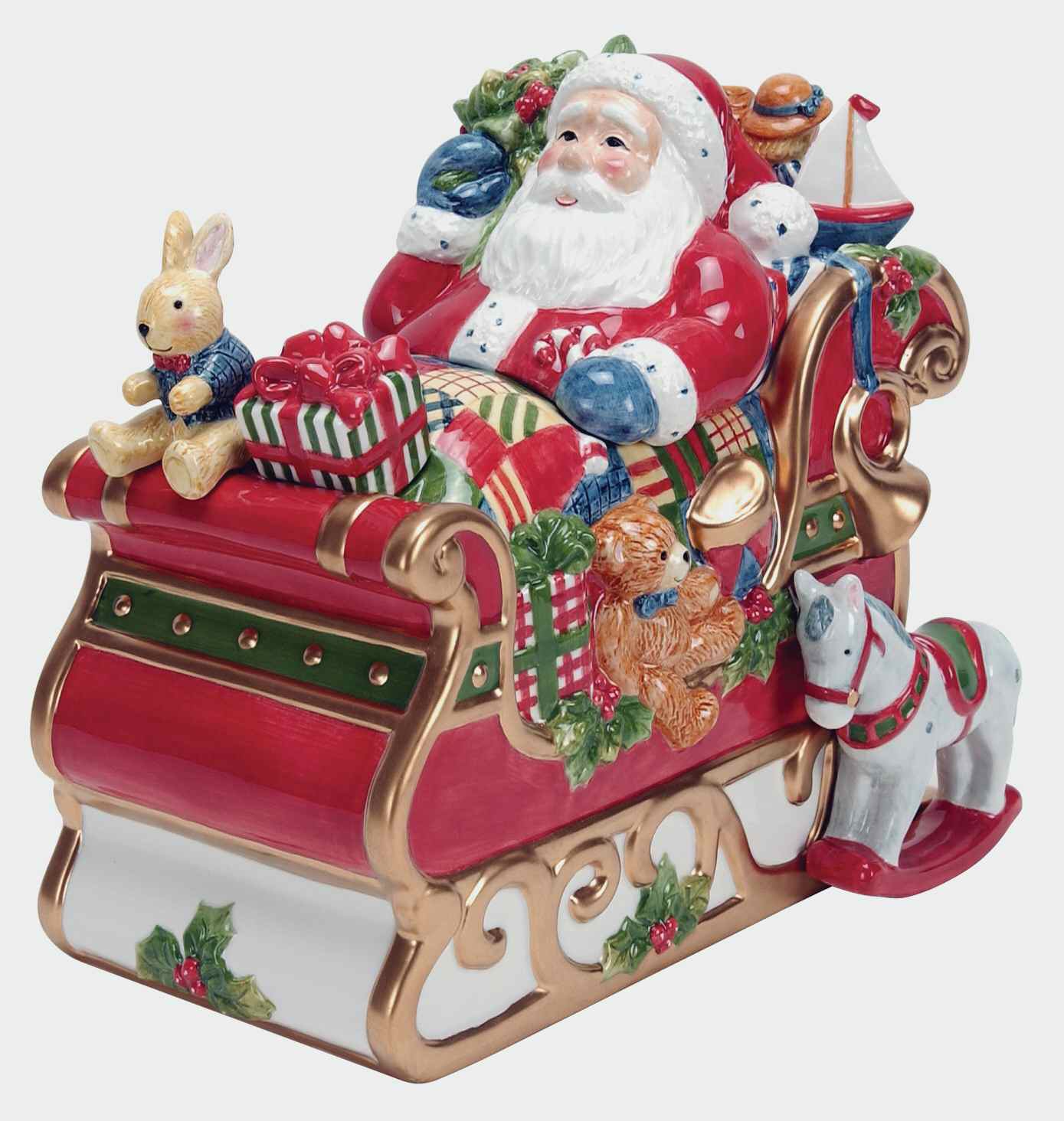 Christmas Story Cookie Jar & Lid by Portmeirion-1