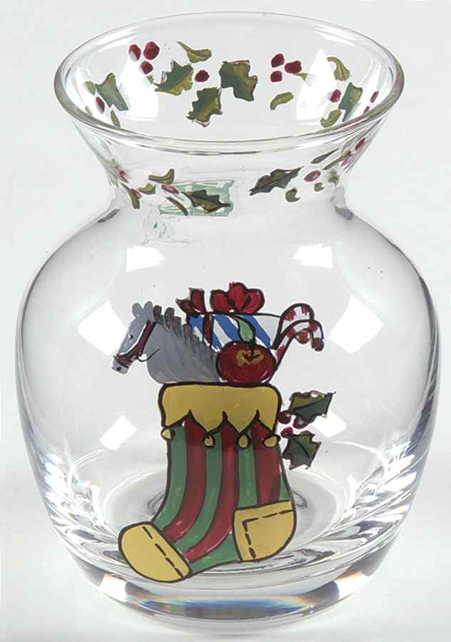 Christmas Story Glassware Mini Vase by Portmeirion-1