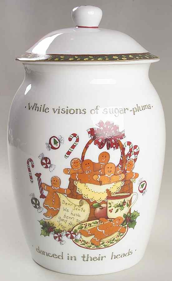 Christmas Story Cookie Jar & Lid by Portmeirion-1