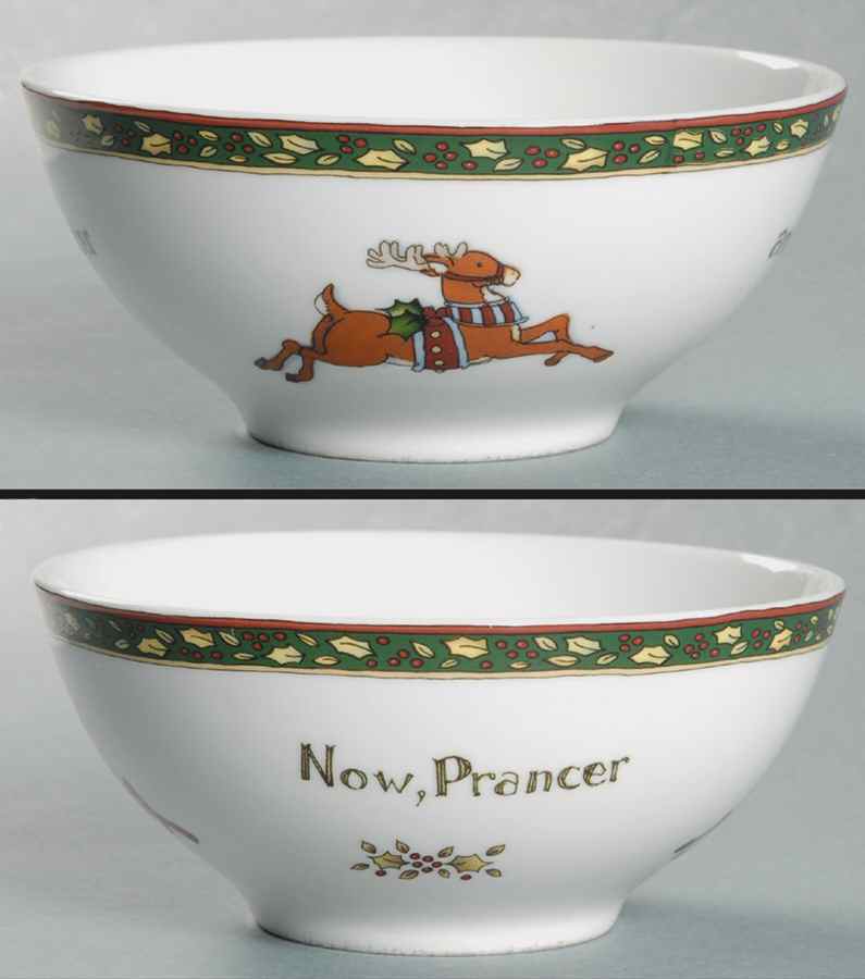 Christmas Story Fruit/Dessert (Sauce) Bowl by Portmeirion-1