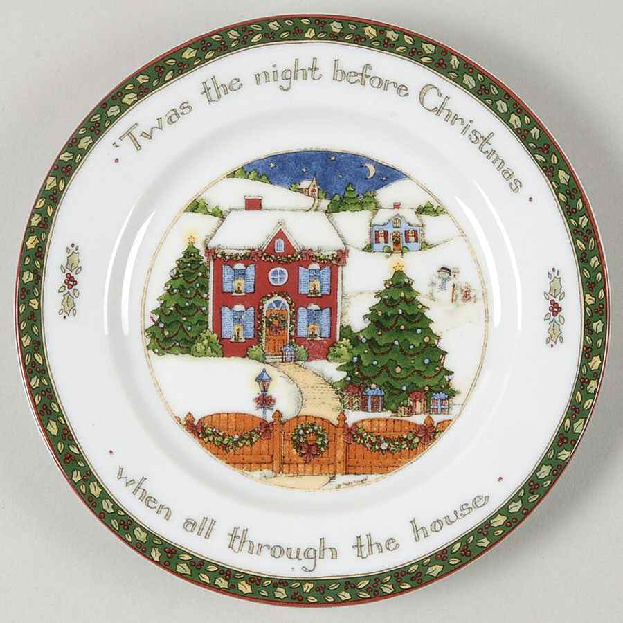 Christmas Story Mini Plate 4" by Portmeirion-1