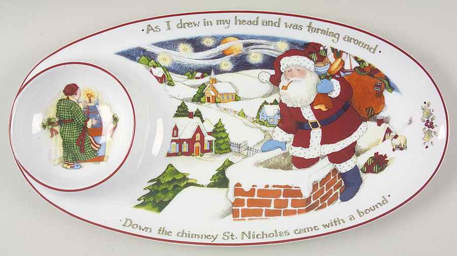 Christmas Story 1-Piece Crudite by Portmeirion-1