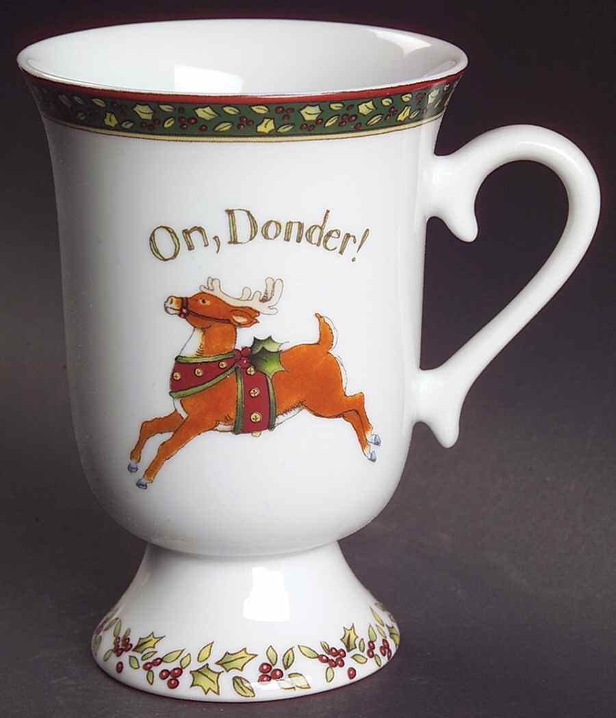 Christmas Story Pedestal Mug by Portmeirion-1