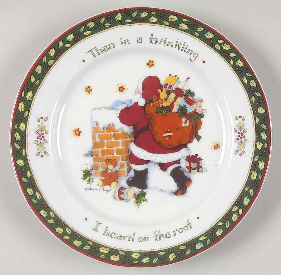 Christmas Story Bread & Butter Plate by Portmeirion-1