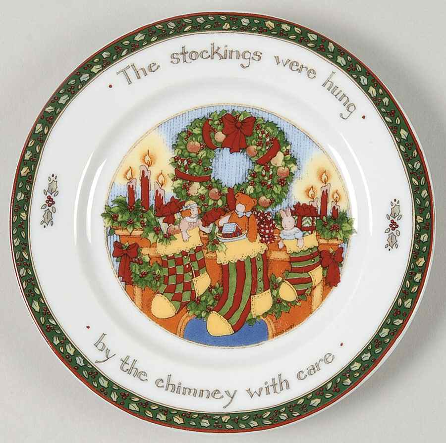 Christmas Story Mini Plate 4" by Portmeirion-1