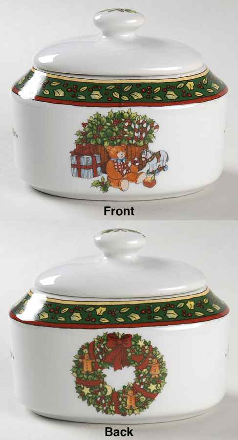 Christmas Story Sugar Bowl & Lid by Portmeirion-1
