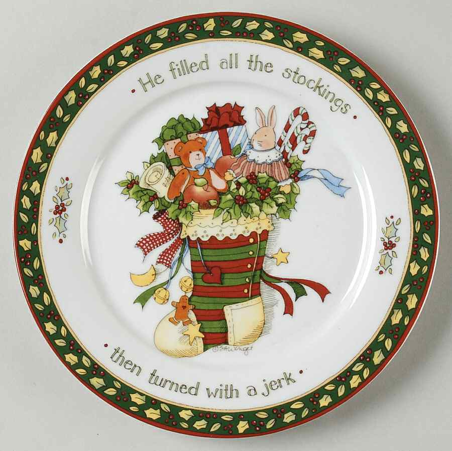 Christmas Story Salad Plate by Portmeirion-1