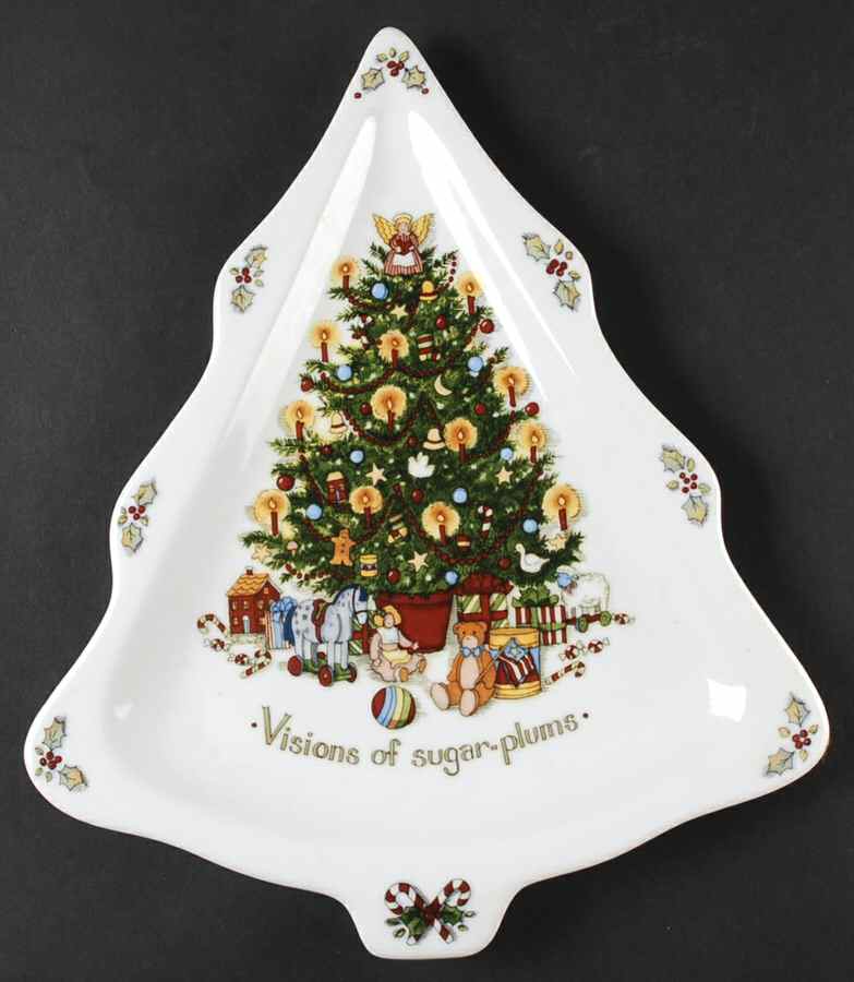 Christmas Story Large Tree Shaped Dish by Portmeirion-1