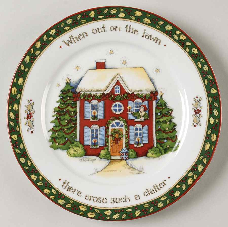 Christmas Story Salad Plate by Portmeirion-1
