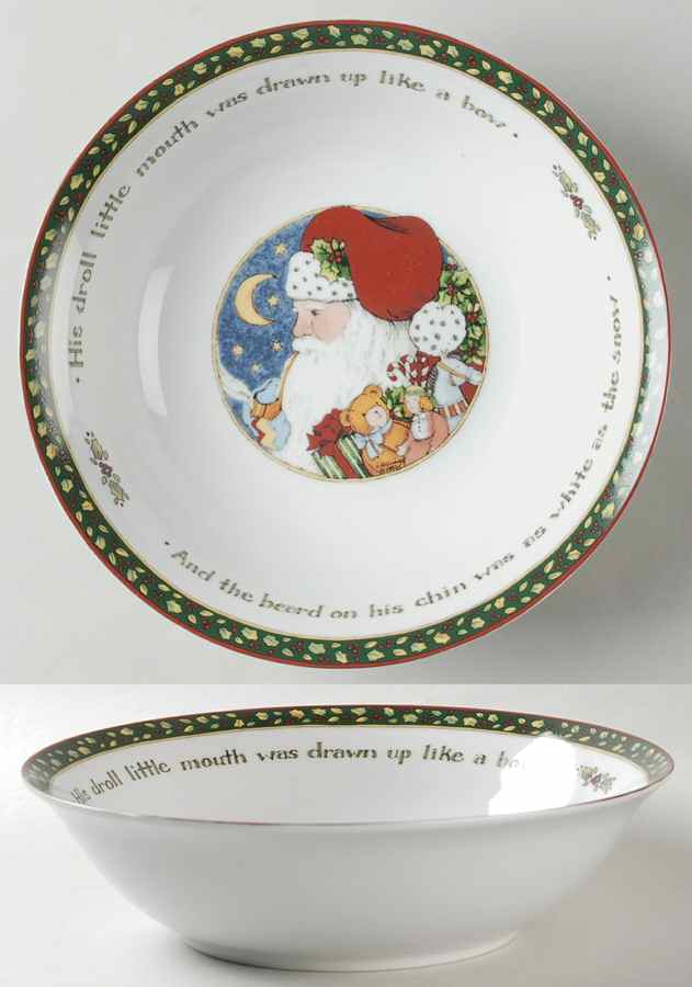 Christmas Story 9" Round Vegetable Bowl by Portmeirion-1