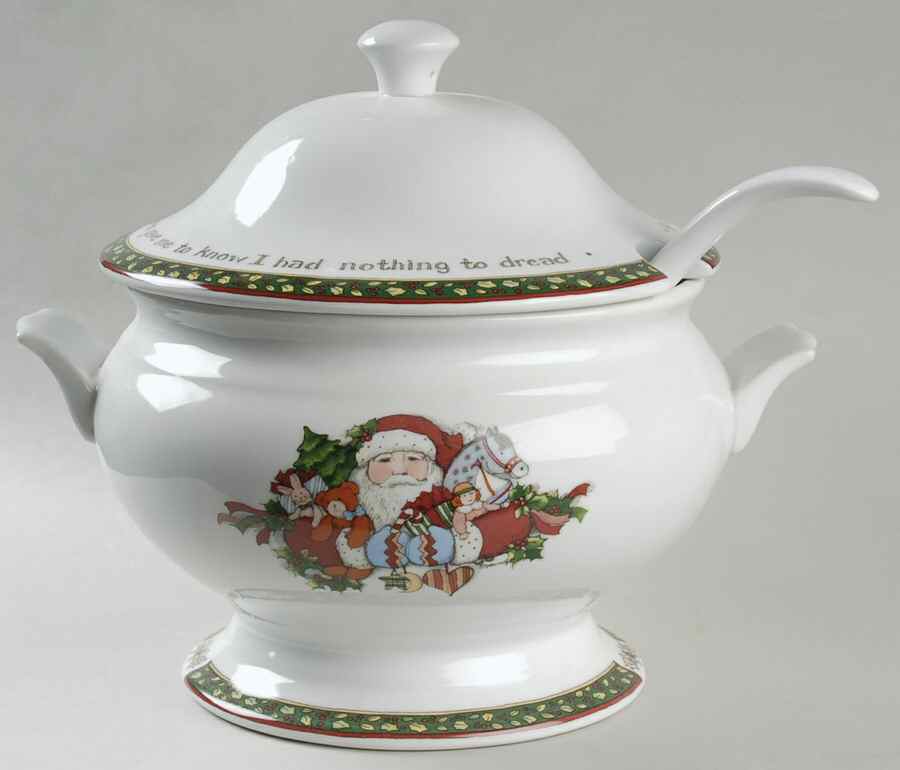 Christmas Story Tureen & Lid w/Ladle by Portmeirion-1