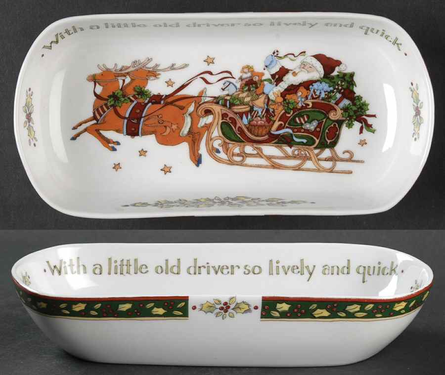 Christmas Story Cranberry Bowl by Portmeirion-1