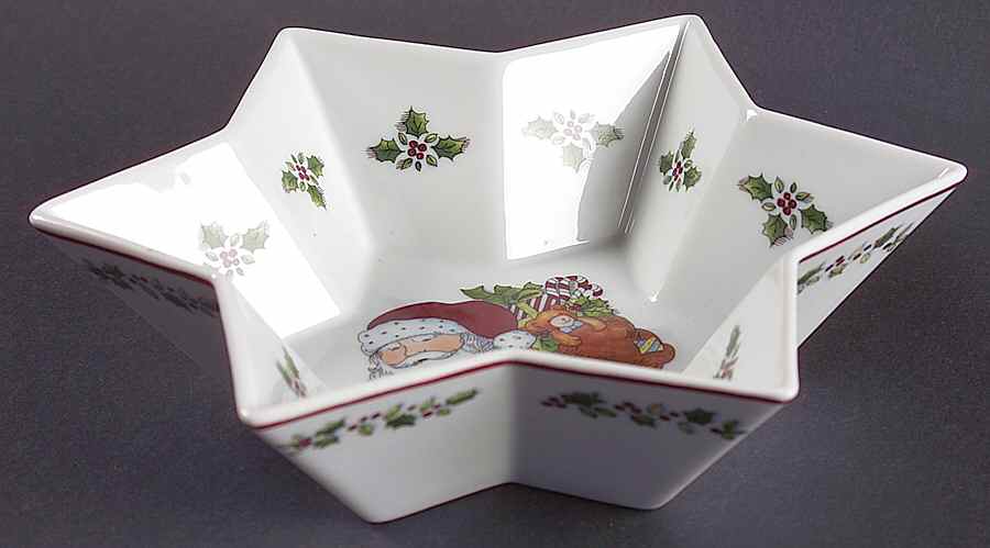 Christmas Story Star Shaped Bowl by Portmeirion-1