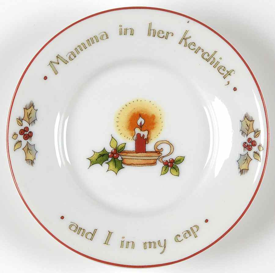 Christmas Story Saucer for Espresso Cup by Portmeirion-1