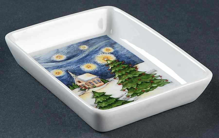 Christmas Story Individual Dish for 3 Part Rectangular Server Set by Portmeirion-1