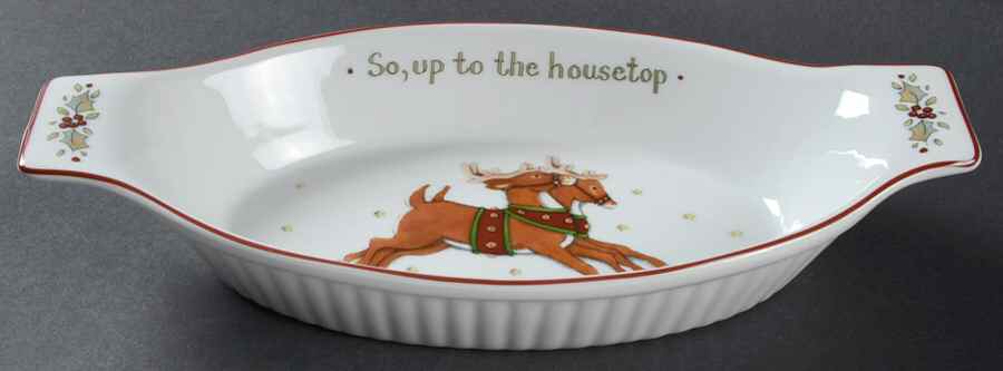 Christmas Story 12" Augratin by Portmeirion-1