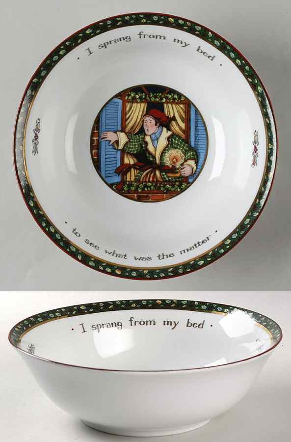 Christmas Story 8" All Purpose Bowl by Portmeirion-1