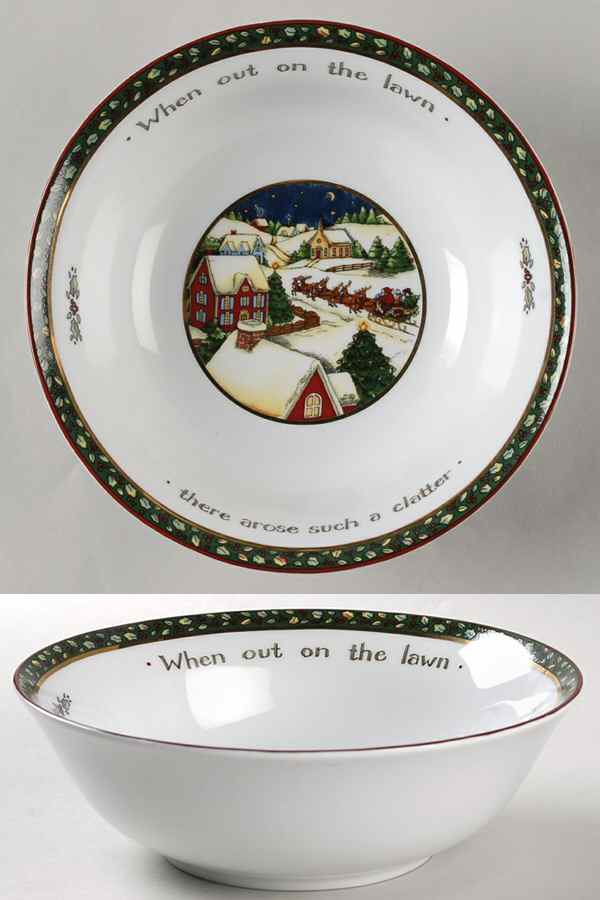 Christmas Story 8" All Purpose Bowl by Portmeirion-1