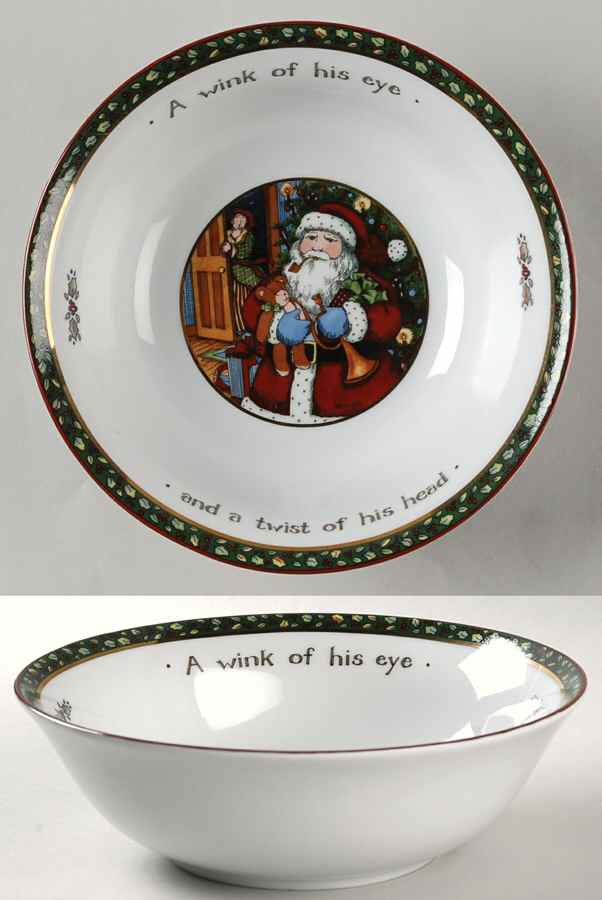 Christmas Story 8" All Purpose Bowl by Portmeirion-1