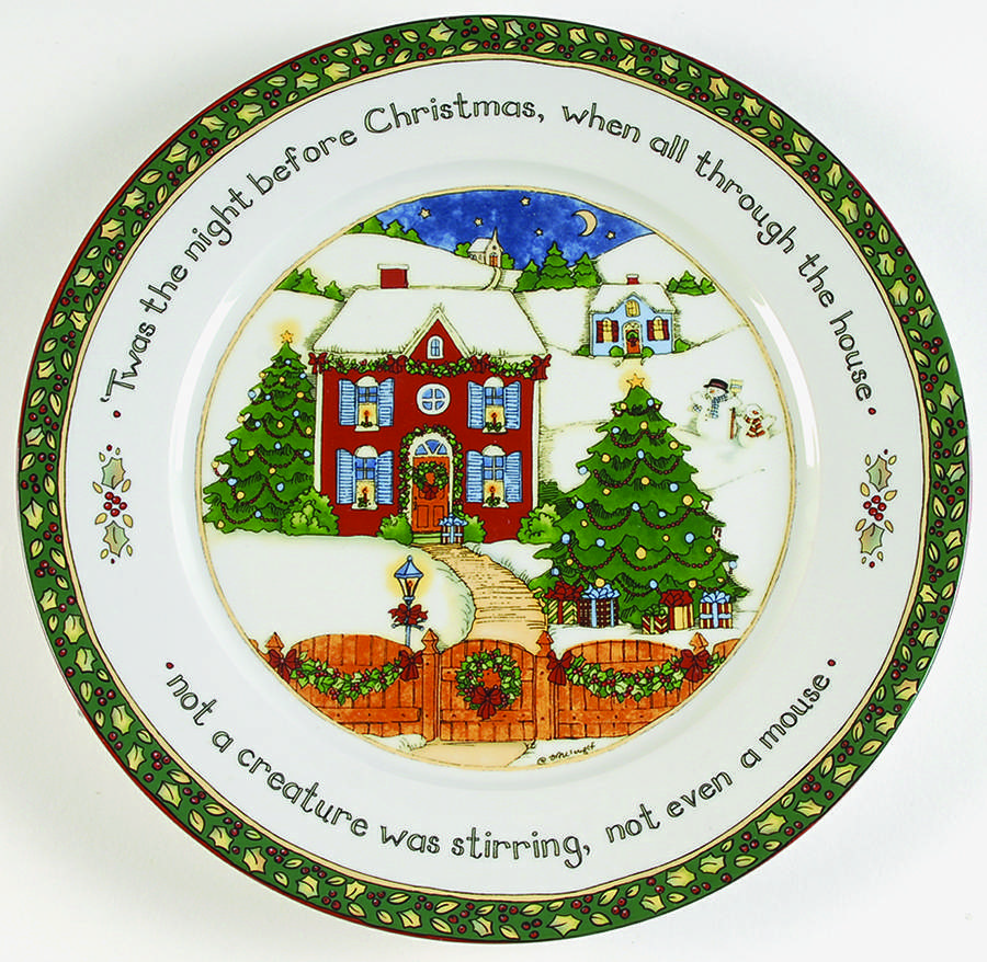 Christmas Story Dinner Plate by Portmeirion-1