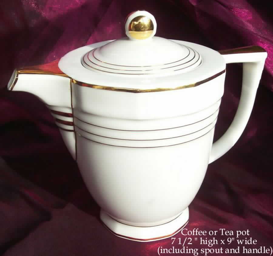PL30 Teapot & Lid by Porcelaine Limousine-1