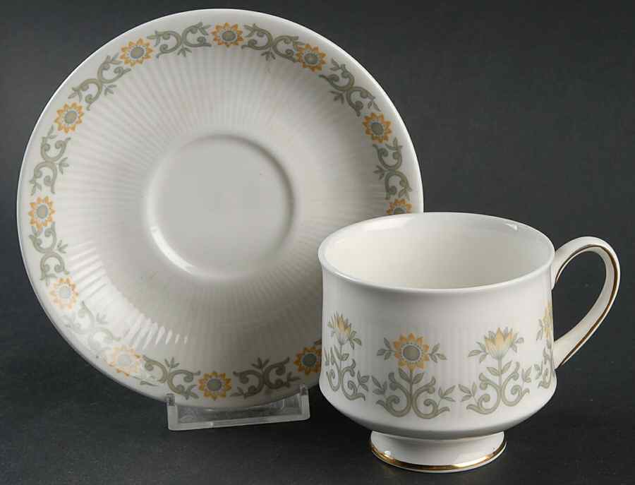 Fiona Footed Cup & Saucer Set by Paragon-1