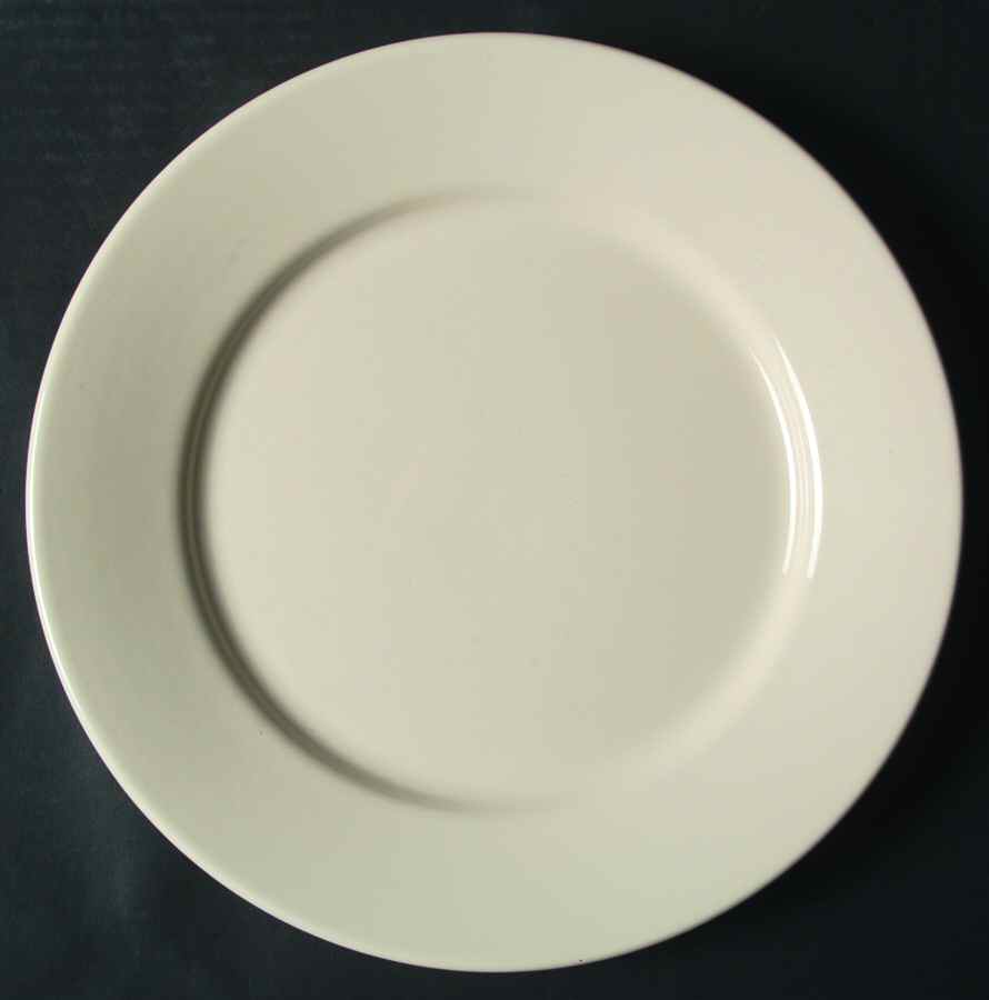 Dana Cream (Smooth) Dinner Plate by Pottery Barn China-1