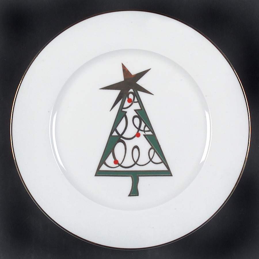 Christmas Tree Salad Plate by Pier 1-1