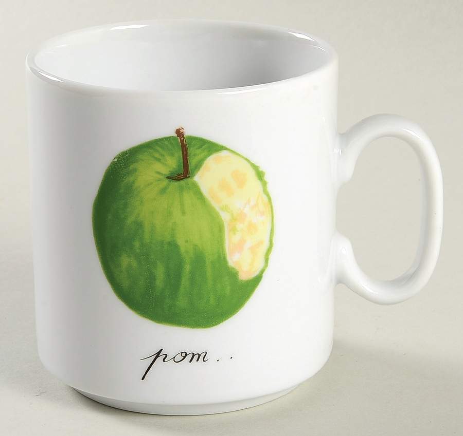 Apple Mug by Porcelaine de Sologne-1