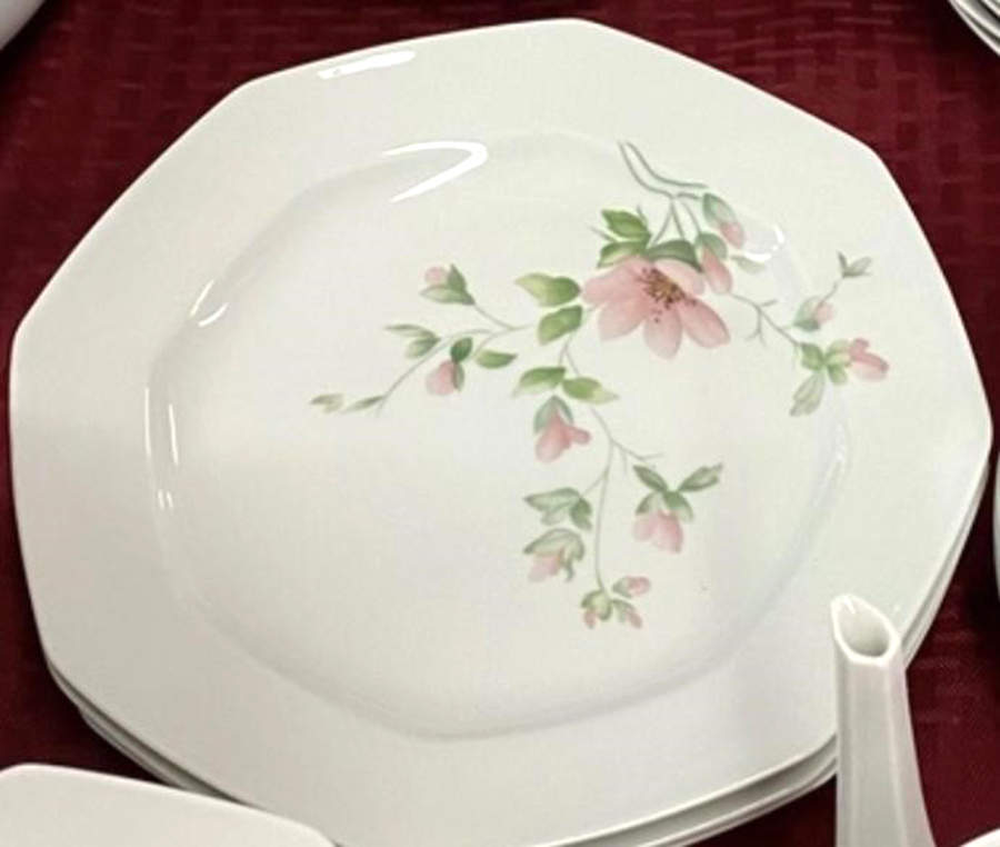 Amandine Dinner Plate by Porcelaine Lafarge-1