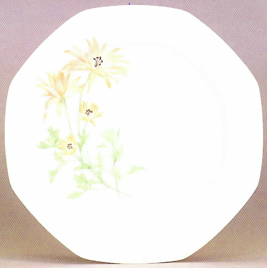 Daisy Dinner Plate by Porcelaine Lafarge-1