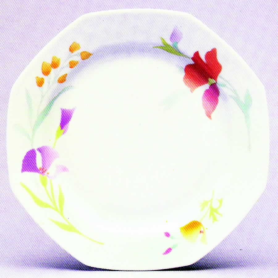 Avignon (Multisided) Dinner Plate by Porcelaine Lafarge-1