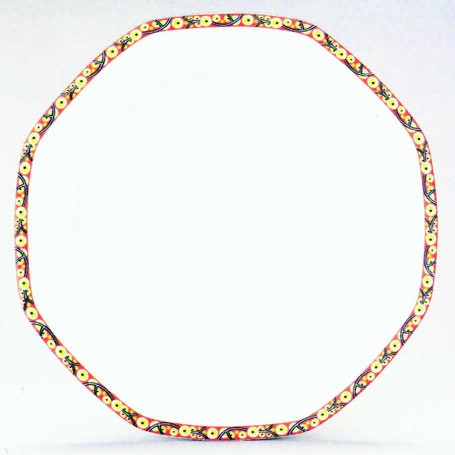 Mitsou (Multisided) Dinner Plate by Porcelaine Lafarge-1