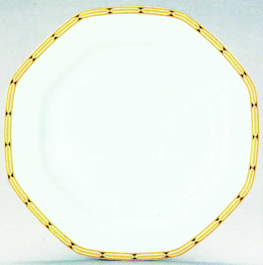 Karina Soleil (Multisided) Dinner Plate by Porcelaine Lafarge-1