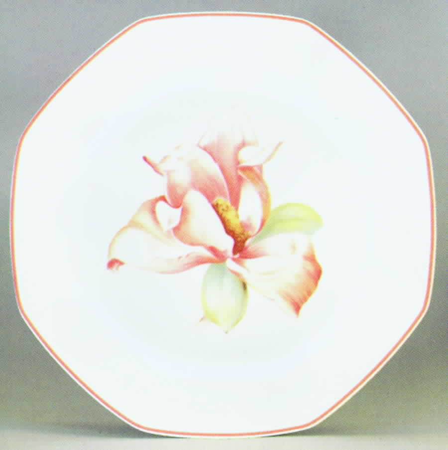 Orchidee Dinner Plate by Porcelaine Lafarge-1