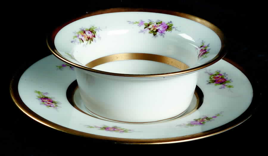 POY381 Ramekin & Saucer Set by Jean Pouyat-1
