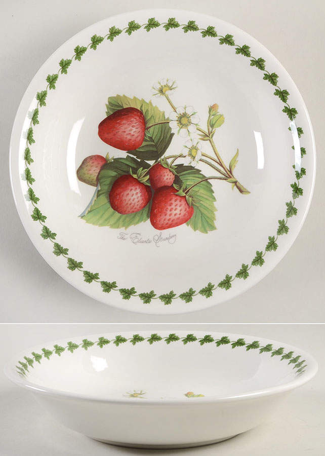 Strawberry Fair 8" Individual Pasta Bowl by Portmeirion-1