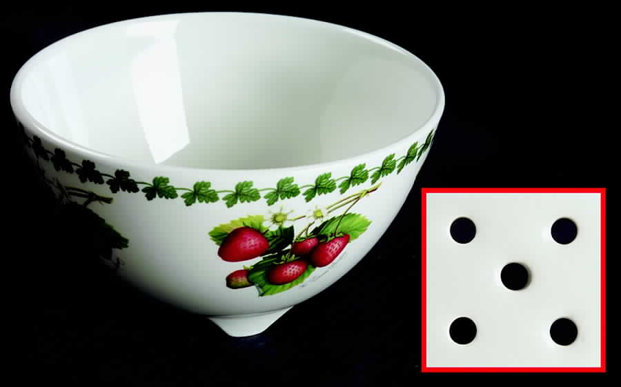 Strawberry Fair Fruit Drainer Bowl by Portmeirion-1
