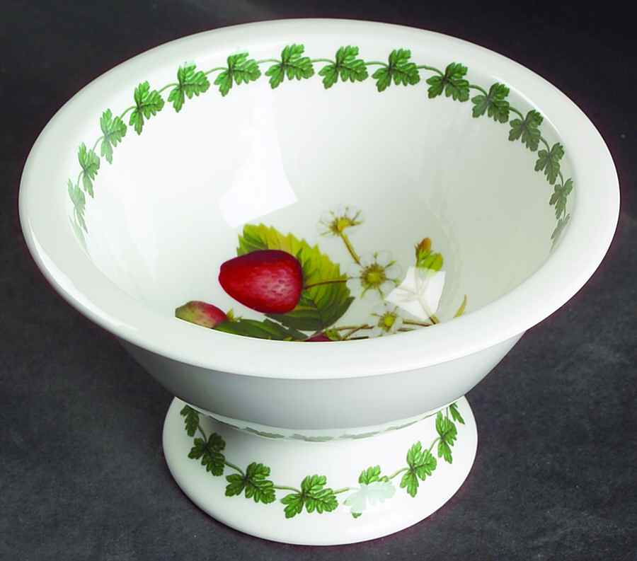 Strawberry Fair Sovereign Shape Rim Footed Sorbet by Portmeirion-1