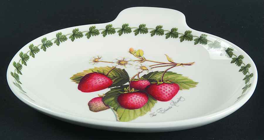 Strawberry Fair Oval Tab Handled Dish by Portmeirion-1