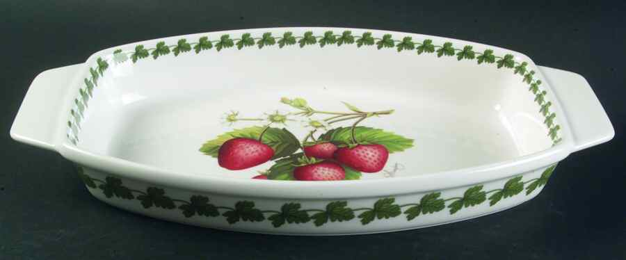 Strawberry Fair Lid for 13" Augratin/Oval Baker by Portmeirion-1