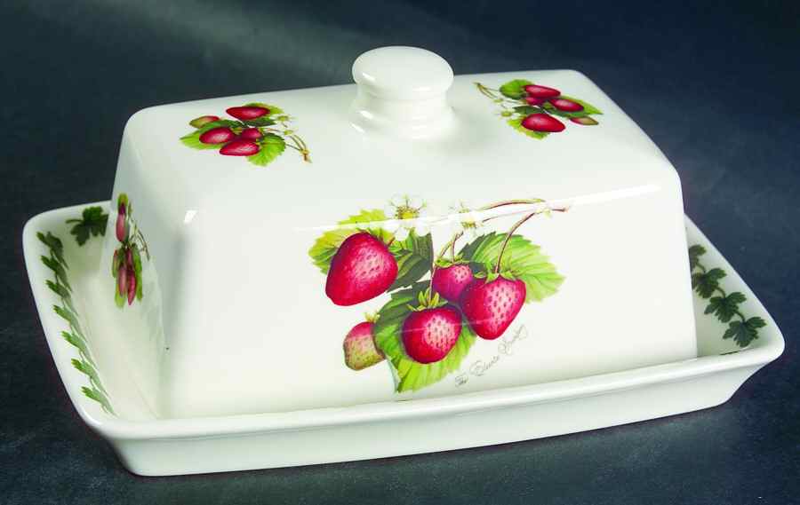 Strawberry Fair 1/4 Lb Covered Butter by Portmeirion-1