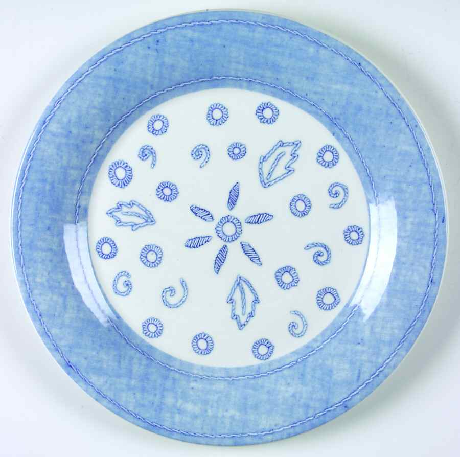 Denim Salad/Dessert Plate by Portmeirion-1