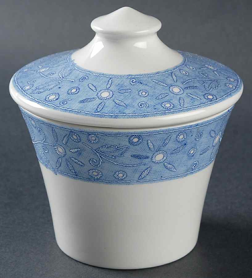 Denim Sugar Bowl & Lid by Portmeirion-1