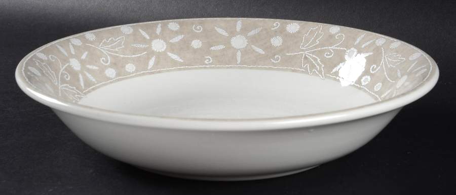 Khaki 8" Individual Pasta Bowl by Portmeirion-1